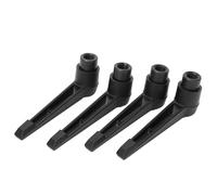 Female Thread Fixing Handle Metal Adjustable Machine Handles for Dyeing Equipment Universal Use 4PCS (Internal Thread M5 (Handle Length 50))