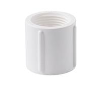 Female Thread PVC Pipe Connector - 20-32mm Garden Watering Fitting - Durable White/Gray/Blue Tube Joint Straight Cap 1pc(White,25mm)
