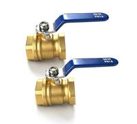 Female Threaded Brass Ball Valves Switches with Ergonomic Grip High Efficiency Plunger Pumps Valves for Water, Oil and Ball Flows Control Switches