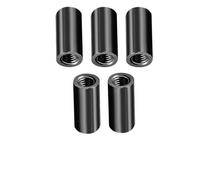 Female Threaded Round Aluminum Spacers, Aluminum Spacer Posts M3 x 12mm PCB Posts for Drone Quadcopters, DIY Models, RC Planes and Circuit Boards Fasteners, Black - (5 Pcs)