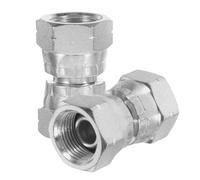 Female to Equal Swivel Joint Adapter 3/8 Inch Hydraulic 2 Pcs Bsp