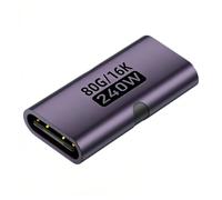 Female to Female - Fast Charging Adapter Bi-Directional Connector | -Compatible Transfer Bridge, Office Meeting Mobile Monitor Projection Usage