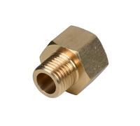 Female to Male Thread Brass Pipe Connectors, Copper Coupler Adapter, Threaded Joint, F/M, 1/8 ", 1/4", 3/8, 1/2", 3/4"(G1I4-G1I4)