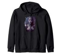 Female vampire knight in shadow Zip Hoodie