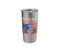 Female Veteran with Three Sides The Quiet Sweet Side The Fun Stainless Steel Insulated Tumbler