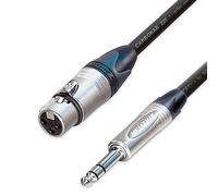 Female XLR to ¼ TRS Jack Lead. Balanced SOMMER CARBOKAB Mic Cable. 10m 6m 3m 20m (1m)