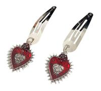 FemaleHair Clip Hairpins Metal Side Hairclips Dark Series Cool Hair Barrettes NonSlip Teenager Girls Hair Decorations