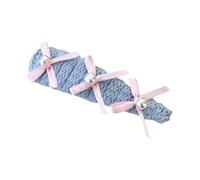 Females Fashion Clip with Interlaced Bend and Soft Sphere Decoration Gentle Fabric for School Otherwise Birthday Parties Feeling Bow Hair Clip