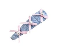 Females Hair Addition Bend Clip with Soft Thread Sphere Artisanal Weave Plan for Casual Outfits Otherwise Special Instances Bangs Clip with Bow
