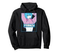 Femboy Aesthetic Pastel Yaoi Anime Boy Crossdressing Pullover Hoodie