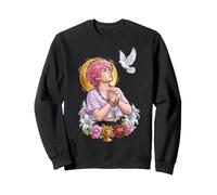 Femboy MTF Trans Coquette Catholic Sacred Vintage Kitsch Sweatshirt