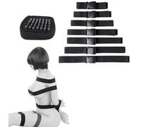 Femdom Punishment Nylon Quick Release Restraint Set Adult Couple Sex Toy for Couple 7 Pieces Harness Restraint Rope