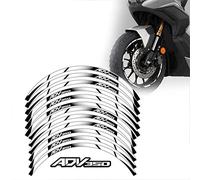 FEMEIN ADV350 Reflective Motorcycle Accessories For Honda ADV350 Adv 350 Wheel Sticker Inside Of Hub Decals Rim Stripe Tape (Color : 3)