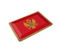 Femer Tin Postcard Monte Flag 14 x 10 cm Flag Vintage Decoration