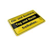 Femer Tin Postcard Note 14 x 10 cm Exit Day Night Free Decorative Sign