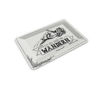Femer Tin Postcard Saying 14 x 10 cm Ich bin dann mal wandern Decorative Sign