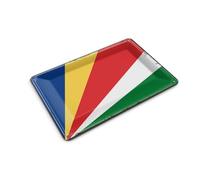 Femer Tin Postcard Seychelles Flag 14 x 10 cm Retro Flag Seychelles Decorative Sign
