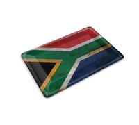Femer Tin Postcard South Africa Flag 14 x 10 cm Rust Decorative Sign