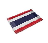 Femer Tin Postcard Thailand Flag 14 x 10 cm Vintage Decoration