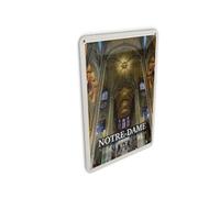 Femer Tin Postcard Travel 10 x 14 cm Notre Dame Paris Cathedral