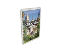 Femer Tin Postcard Travel 10 x 14 cm Segovia Spain Architecture Sign