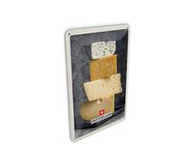 Femer Tin Postcard Travel 10 x 14 cm Switzerland Bern Cheese Variety Emmental Sign