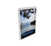 Femer Tin Postcard Travel 10 x 14 cm Traunsee Austria Nature Mountains Sign