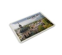 Femer Tin Postcard Travel Salzburg Nonntal Austria 14 x 10 cm Decorative Sign