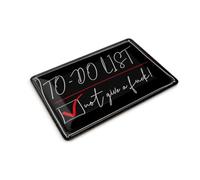 Femer Tin Postcard with Saying 14 x 10 cm To-Do List Not Give a