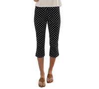 FeMereina Women Y2K Polka Dot Capri Pants Low Rise Stretchy Cropped Bell Bottoms Slim Fit Yoga Lounge Going Out Capris (Multi, S)