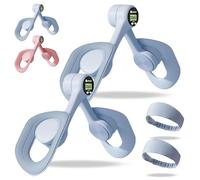 FemFit Pro Pelvic Floor Adjustable Trainer, 360° Rotatable Femfit Pro Pelvic Trainer with Intelligent Display Counter, Anti-Slip Inner Thigh Exercise, Pilates Chair for Pelvis Leg Butt (Blue*2)