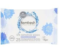 Femfresh Intimate Hygiene 25 Feminine Freshness Biodegradable Wipes x 6 packs