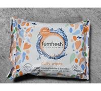 Femfresh Intimate Hygiene 25 Feminine Freshness Biodegradable Wipes x 6 packs