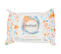 Femfresh Intimate Skin Care 25 Biodegradable & Flushable Feminine Intimate Wipes 25-pack