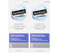Femfresh Solutions External Comfort Gel, Relieves External Vaginal Dryness, 42.5g Tube (Pack of 2)