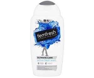 Femfresh - Ultimate Care Active Fresh Wash - with ginseng extract & antioxidants - pH-balanced - 250ml - Pack of 3
