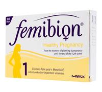 Femibion 1 Tablets 30's | Pre-Conception & Early Pregnancy Nutritional Supplement | With Metafolin, Folic Acid, Vitamins