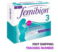 Femibion 3 - 56+56 pcs Folic Acid DHA Vitamins Metafolin Breastfeeding 8 weeks