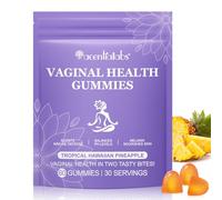 Feminine Balance Gummies 60 Pcs - Hawaiian Pineapple Flavour PH Balance & Immune Support for Women of All Ages, Gluten-Free & Vegan