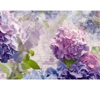 Feminine bedroom floral Wallpaper Wall Mural decor design Black White Pink Rose