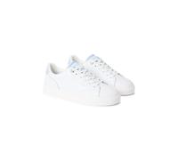 Feminine Cupsole Trainers White/Sky Blue