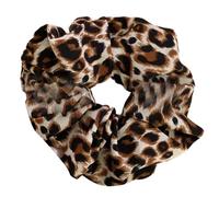 Feminine Elastic Hair Scrunchy With Unique Leopards Print Hairband Styling Hairpieces Large Hair Accessories For Women