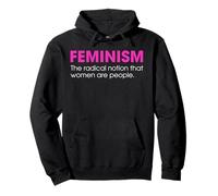 Feminism Definition Funny Women's Rights Equal Strong Female Pullover Hoodie