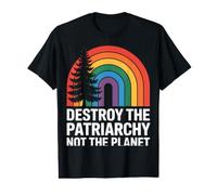 Feminism Destroy The Patriarchy Not The Planet Feminist Value Graphic T-Shirt
