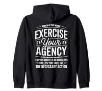 Feminism Feminist Female Empowerment Womens Rights Zip Hoodie