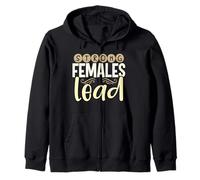 Feminism Gift Strong Females Lead Feminist Zip Hoodie