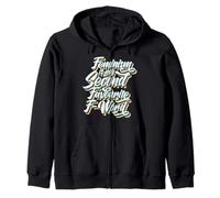 Feminism Is My Second Favourite F Word Feminist Zip Hoodie