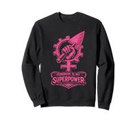 Feminism Is My Superpower Feminist Women Rights Sweatshirt