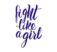 Feminism Lettering Quote Inspirational Calligraphy Engraving Decals 36x57.6cm Equipped with Transfer Film kit DarkBlue