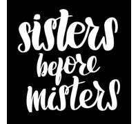 Feminism Lettering Quote Inspirational Calligraphy Engraving Stickers 54.6x55.3cm Easy Installation White